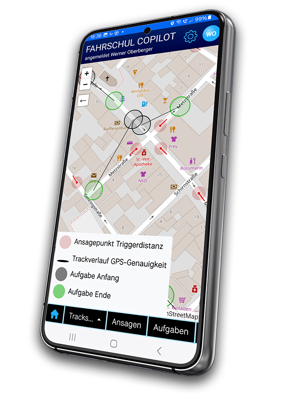 App Karte